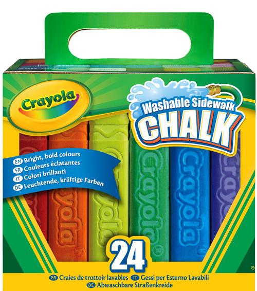 Bote de 24 craies de trottoir Crayola pour 203