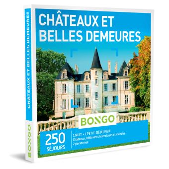 BONGO CHÂTEAUX BELLES DEMEURES Coffret cadeau Achat prix fnac