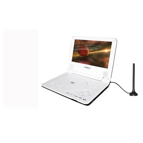 Lecteur Dvd Portable Sigmatek Pdx Blanc Avec Tuner Tv Lecteur