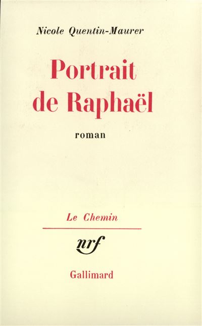 Portrait de Raphaël broché Nicole Quentin Maurer Achat Livre fnac