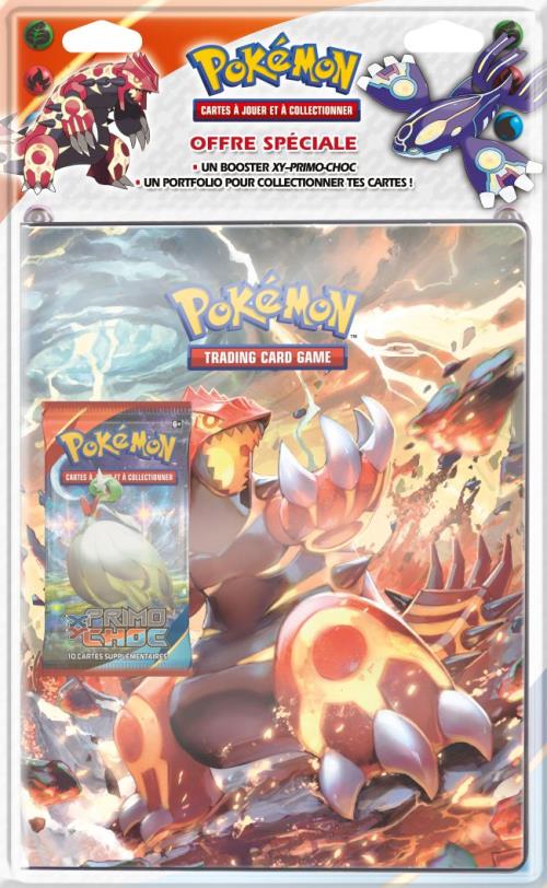 Jeu de cartes Asmodée Pack Cahier Range Cartes Boosters Pokémon XY05