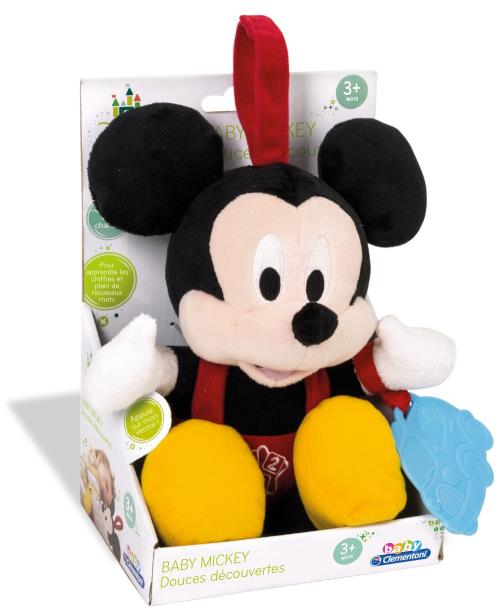 Peluche Interactive Clementoni Baby Mickey - Douces Dcouvertes pour 13