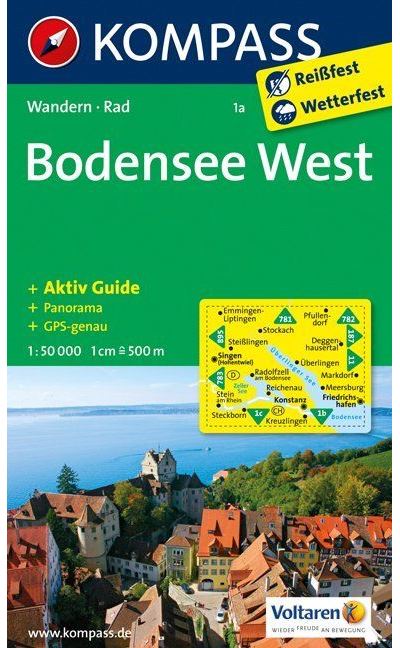 Kompass Wk A Bodensee West Wandelkaart Achat Livre Fnac