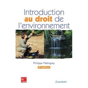 Introduction Au Droit De L Environnement Ed Broch Malingrey