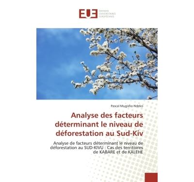 Analyse Des Facteurs D Terminant Le Niveau De D Forestation Au Sud Kiv