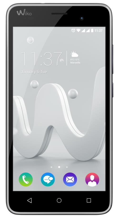 Smartphone Wiko Jerry 8 Go Double SIM Blanc/Asphalte
