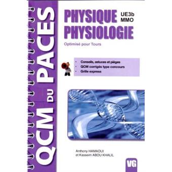 Physique physiologie UE3b MMO Optimisé pour Tours broché Anthony