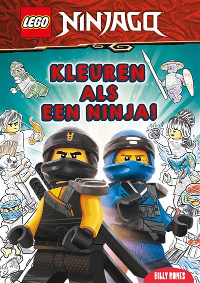 Kleuren met LEGO LEGO Ninjago Kleuren als een ninja broché