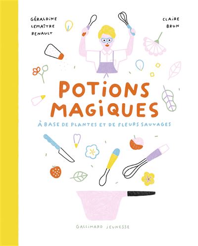 Potions Magiques Base De Plantes Et De Fleurs Sauvages Cartonn