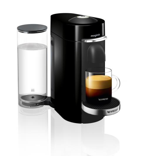 Machine  capsules Nespresso Vertuo Magimix Noir Caf grande tasse et Mug pour 250