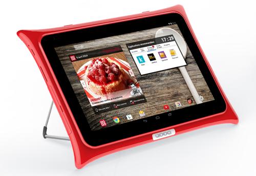 Tablette Qooq V3 Android 10,1 Rouge Kitchenproof pour 380