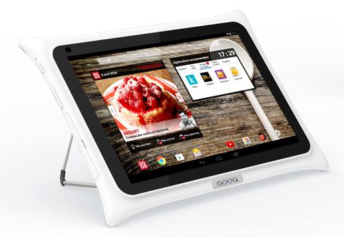 Tablette Qooq V3 Android 10,1 Blanche Kitchenproof pour 380
