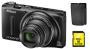 NIKON COOLPIX S9400 BLACK + SD 8GB + BAG