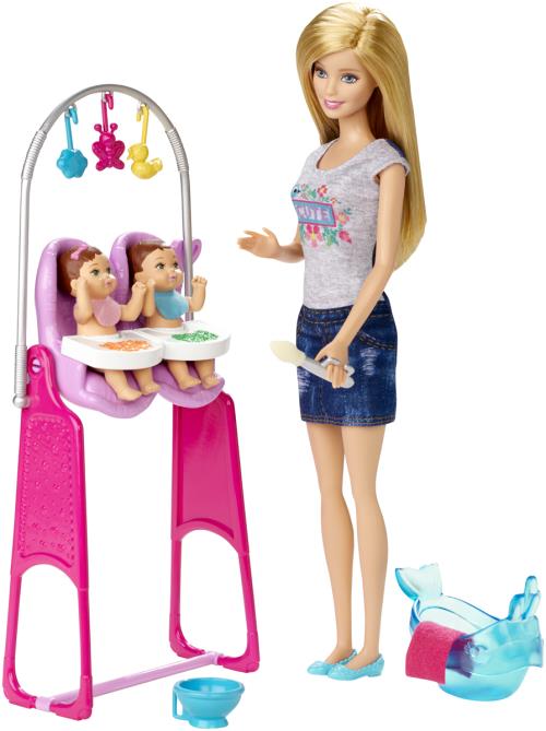Poupe Barbie Baby Sitter pour 70
