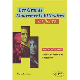 Les Grands Mouvements littéraires en fiches Du XVIe au XXe siècle