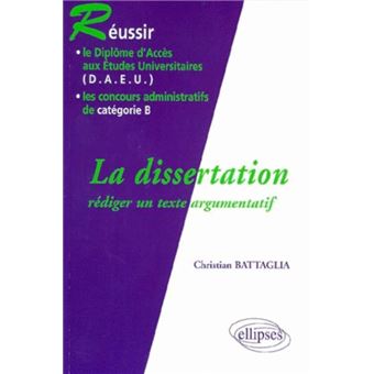 Dissertation texte argumentatif picture