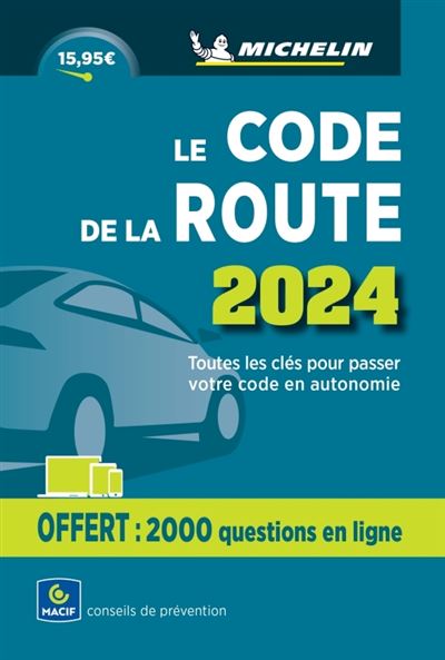 Le Code De La Route Michelin 2024 Dernier Livre De Collectif