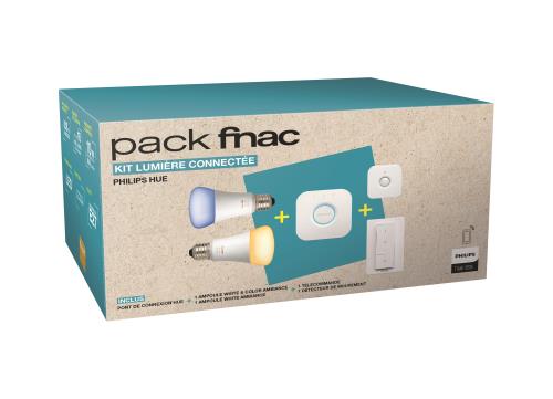 Pack Fnac Kit lumire connecte Philips Hue pour 190