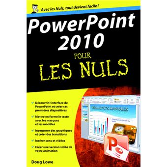 Poche Pour Les Nuls PowerPoint 2010 Poche Pour Les Nuls Doug Lowe