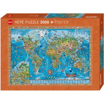 Puzzle Amazing World Pe As Heye Pe As Compra Na