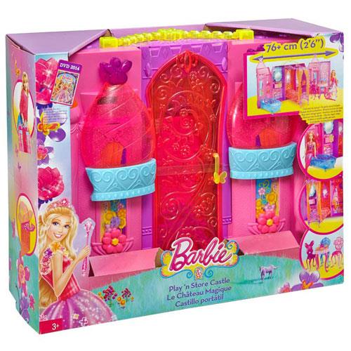 Barbie e o Portal Secreto Castelo Portátil Acessórios Bonecas