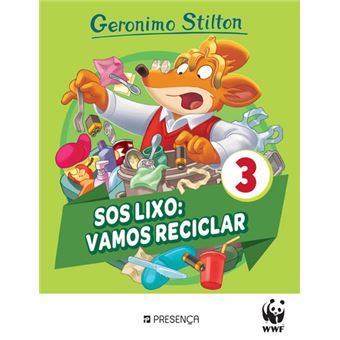 Geronimo Stilton Livro Sos Lixo Vamos Reciclar Brochado