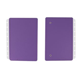 Capa E Contracapa Caderno Inteligente A5 All Purple Capa De Caderno E