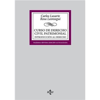 Curso De Derecho Civil Patrimonial CARLOS LASARTE Compra Livros Ou