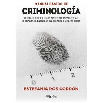 Manual Básico de Criminología Estefania Ros Cordon Compra Livros na