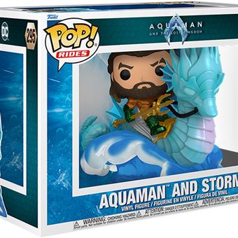 Funko Pop Rides Figura De Vinyl Dc Comics Aquaman And Storm Deluxe