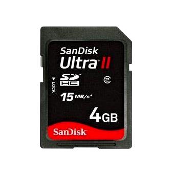 Sandisk SDHC Ultra II 4GB Classe 2 Cartão SD Compre na Fnac pt