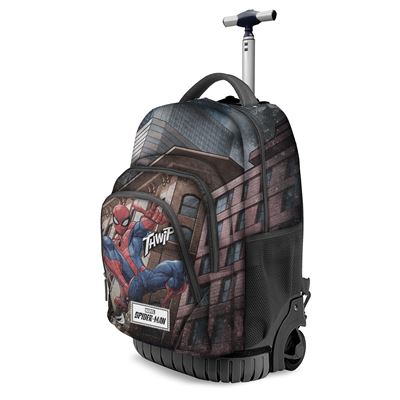 Mochila Escolar Homem Aranha Arachnid Thwip Karactermania Trolley GTS