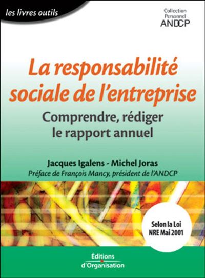 La responsabilité sociale de l entreprise Comprendre rédiger le