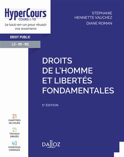 Droits De L Homme Et Libert S Fondamentales Ed Me Dition Broch