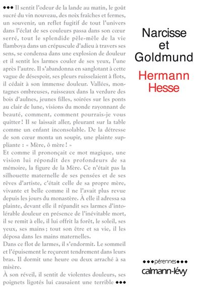 Narcisse Et Goldmund Broch Hermann Hesse Achat Livre Fnac