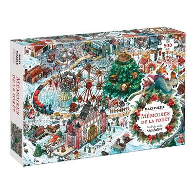 Puzzle collector Mémoires de la forêt Hiver 500 pièces Mickaël Brun