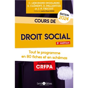 Cours De Droit Social Tout Le Programme En Fiches Et En Sch Mas