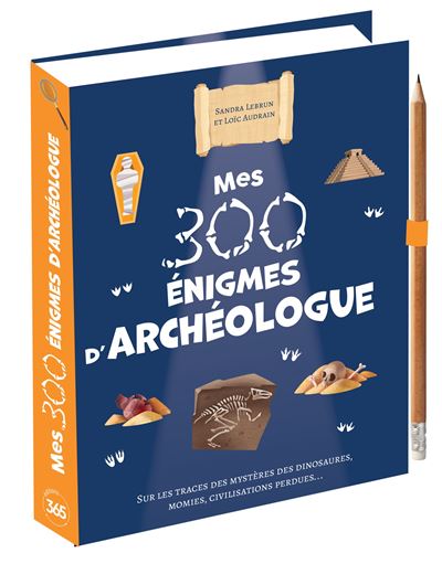 Mes 300 énigmes d archéologue broché Loïc Audrain Sandra Lebrun