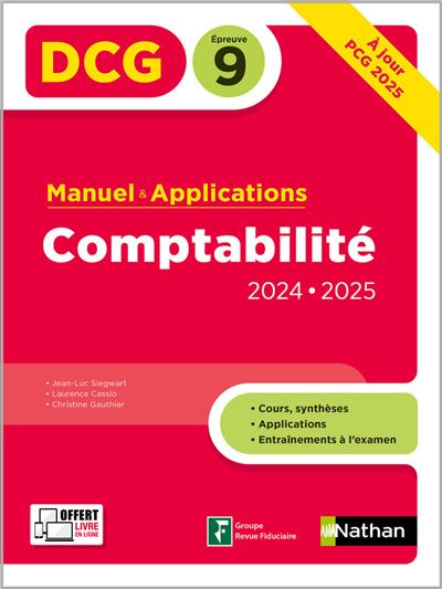 Comptabilit Dcg Epreuve Manuel Et Applications