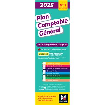 Plan comptable général PCG 2025 broché Sébastien Paugam Achat