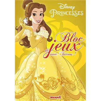 Disney Princesses Disney Princesses Bloc De Jeux Avec Tattoos Belle