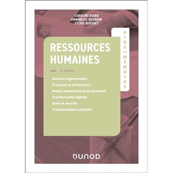 Aide mémoire Ressources humaines 3ème édition broché Caroline