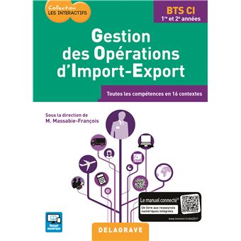 Gestion des opérations d import export BTS Commerce international 2017