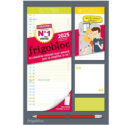 Mini Frigobloc Mensuel Calendrier D Organisation Familiale