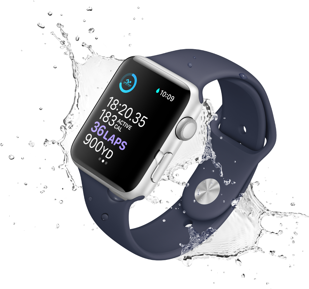 apple watch agua do mar