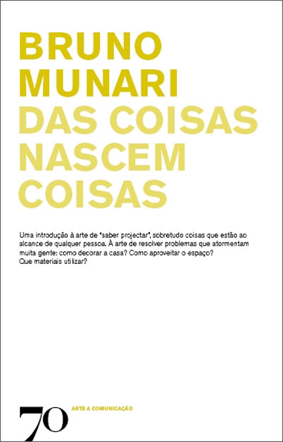 Das Coisas Nascem Coisas Bruno Munari Compre Livros Na Fnacpt 