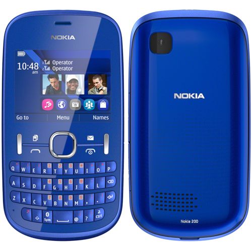 Nokia Asha 200 Dual SIM (Blue), Telemóvel. Comprar na Fnac.pt