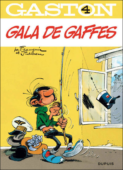 Couverture de Gaston n° 4 Gala de gaffes : Gaston