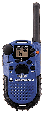 connectés motorola talkabout ta200 bleu talkie walkie motorola soyez
