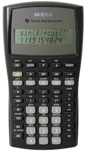 calculatrice financière texas instrument